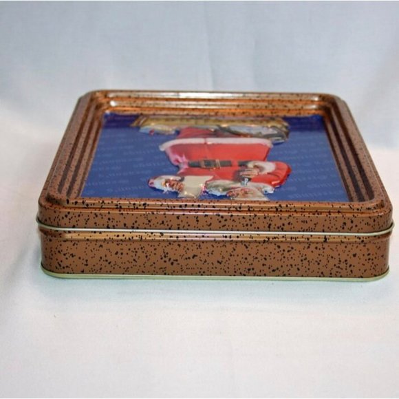 Vintage Coca-Cola Frame Christmas Santa Tin Collector’s Tin - Coca Cola Collecti - Picture 4 of 5